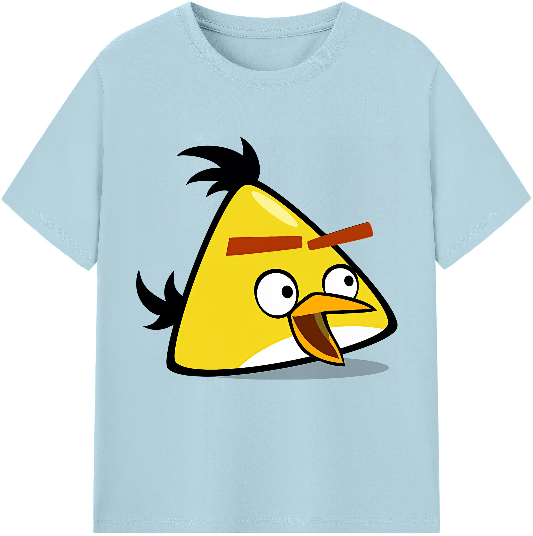 （画像用） Angry Birds アングリーバード 綿100％半袖Tシャツ（フロントプリント）